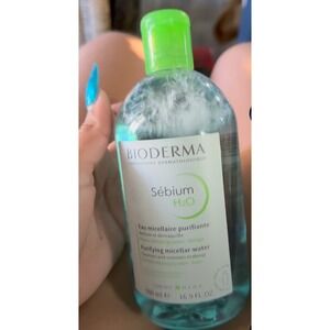 Bioderma Sebium H2O Purifying Micellar Water Oily Skin Cleanser 500ml 16.9 fl oz